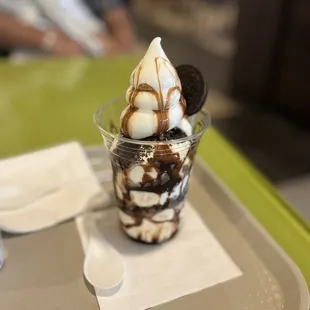 Oreo sundae