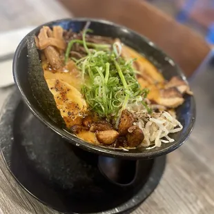 Black Garlic Pork Ramen