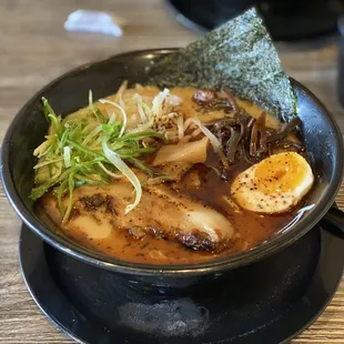 Black Garlic Pork Ramen