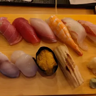 Assorted nigiri