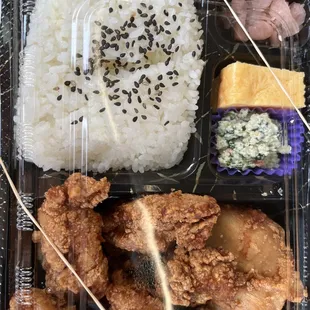 Chicken karaage bento