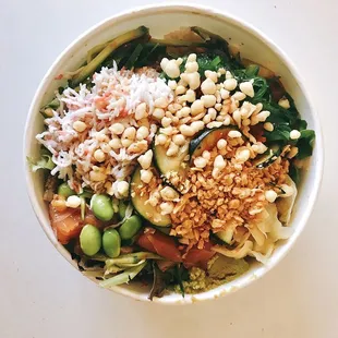 a bowl of food