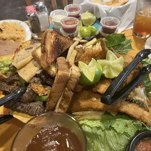 A bevy and heft Beef Fajitas Mary Tierra Botana Platter