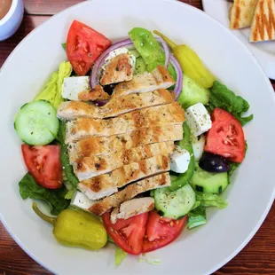 Take a trip to Greece and enjoy a Greek Salad! A healthy option with juicy flavors.