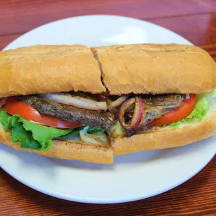 We heard a steak a day keeps the doctor away. Enjoy a ribeye steak sandwich from us today!