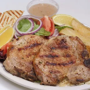 Greek Style Pork Chops