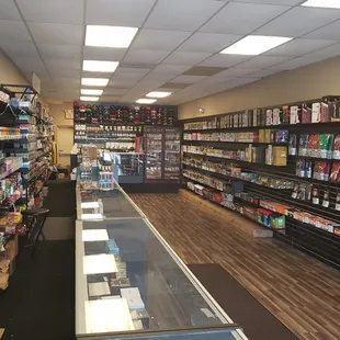 KOKOs tobacco and Vape interior facing the back of store