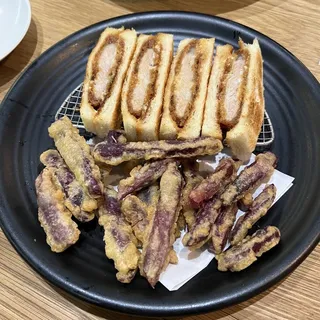 Katsu Sando with Fries