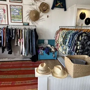 Vintage clothing section