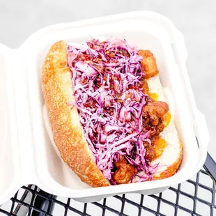 Korean Fried Chicken Banh Mi IG: michellelieats