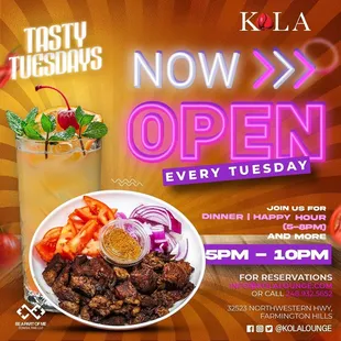 Breaking News
We're now OPEN on TUESDAYS