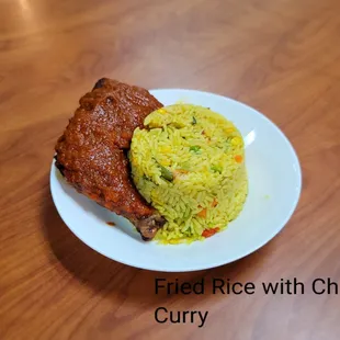 Fried Rice with Chicken Curry