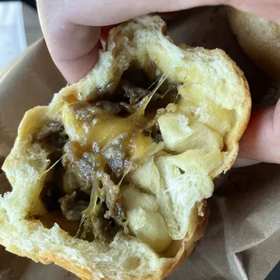 Philly Cheese Steak Kolache