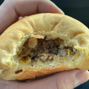 Sausage and egg kolache