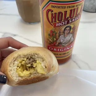 Sausage egg and cheese