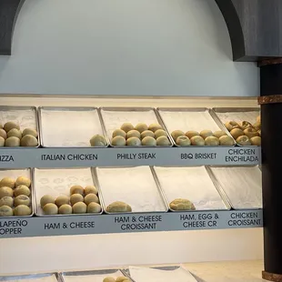 a variety of baked goods