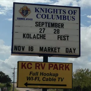 Kolache Fest is held at the Knights of Columbus Hall in Hallettsville, TX.