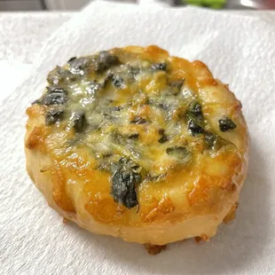 a close up of a pastry