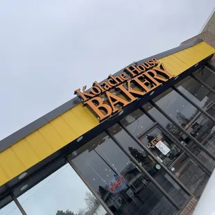 the front of the restaurant