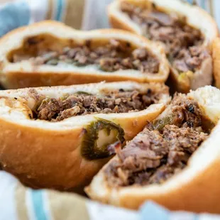 Brisket Egg Cheddar and Jalapeno