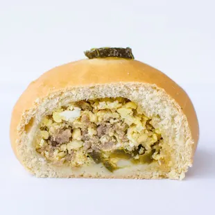 Sausage, Egg, Cheese and Jalapeno