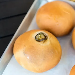 Breakfast Style Kolache with Jalapeno