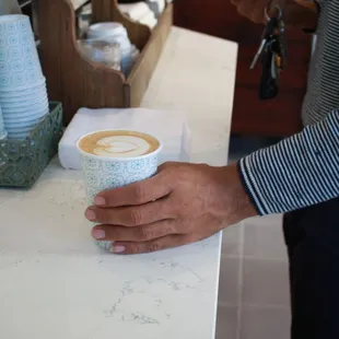 Specialty latte with roasts from Boomtown Coffee