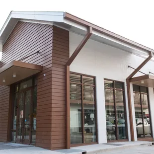 Outside leading to the patio