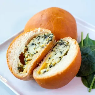 Spinach, Egg and Cheese