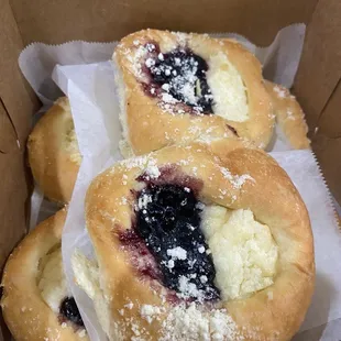 Blueberry Cream Cheese Kolache