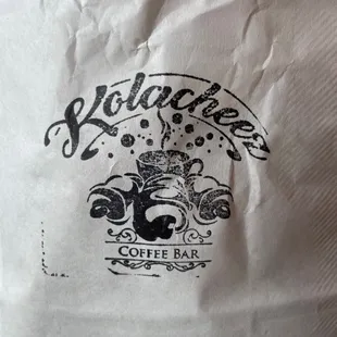 Fun stamp on the bag
