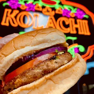 Beef Shami Bun Kabab