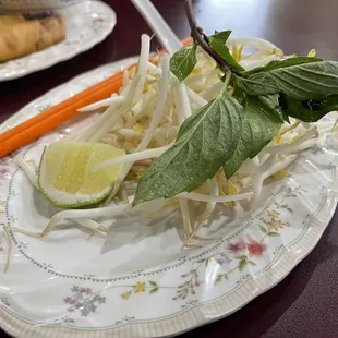 Pho garnishments