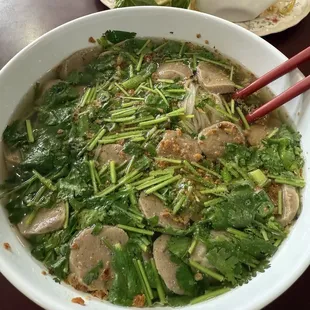 11. Beef Meatball Noodle Soup