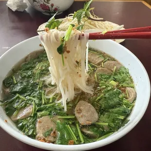 11. Beef Meatball Noodle Soup