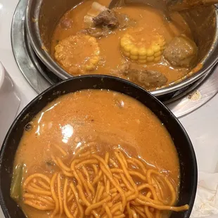 The curry Laska base hotpot