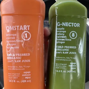 14.5 oz. Omstart Juice is my fave!