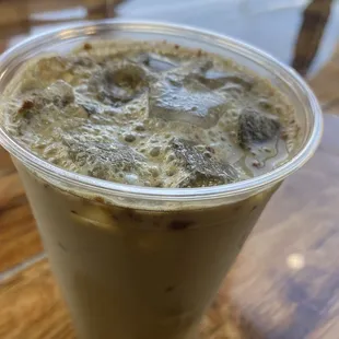 Iced Chai Latte with Matcha