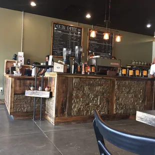 The coffee bar