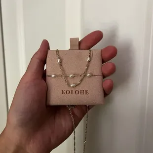 Custom Pearl Necklace &amp; Bracelet