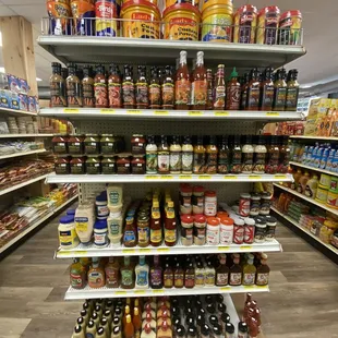 a variety of food items