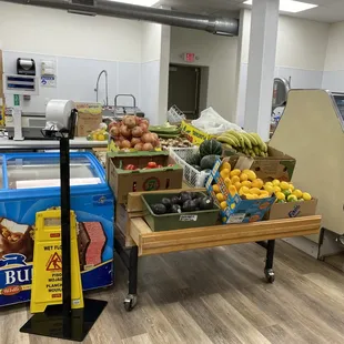 a variety of fruits and vegetables