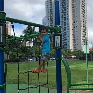 Morning exercise for spider son son