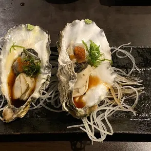 My order of two oysters was a presented beautifully, and were as good as oysters get.