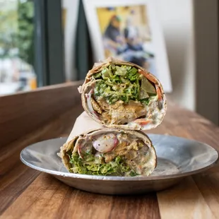 Pomegranate Chicken Wrap