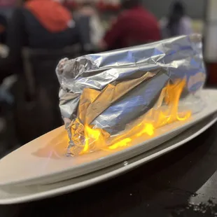 Flaming Dragon on Fire!