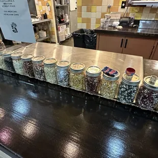 Display of heirloom corn