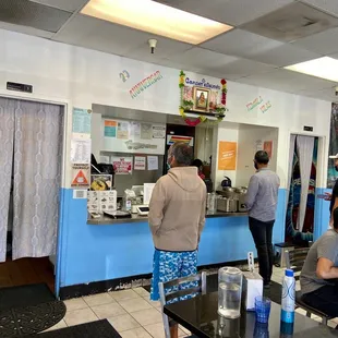 customers in a restaurant