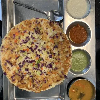Vegetable Uttapam