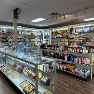 the inside of a grocery store